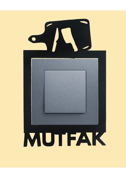 Mutfak Ahşap Priz Çerçevesi Dekorasyon modelleri