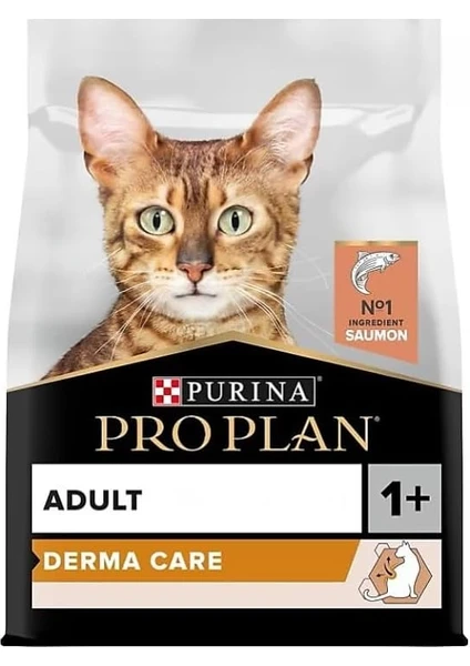 Proplan Derma Care Plus Tüy Yumağı Kontrolü Somonlu Kedi Maması 3 kg   Marspet