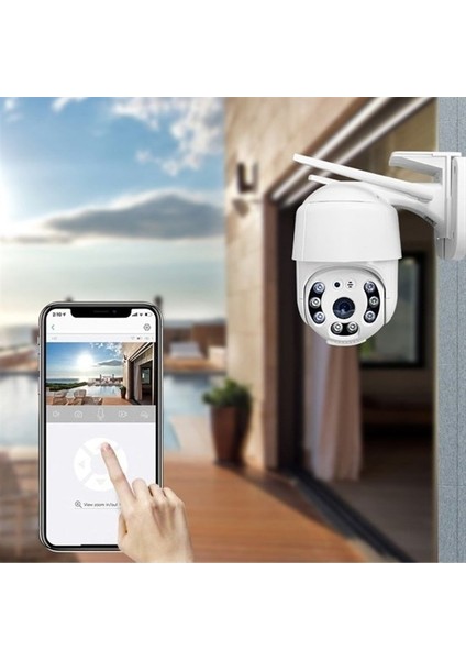 2.0 Mp Hd Lens İç Dış Mekan Suya Danıklı Ip Wifi Network Güvenlik Kamerası Wifi Kamera