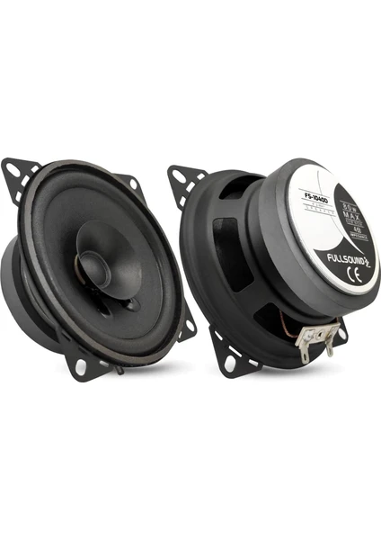 Oto Hoparlör 10CM 80W (2 Adet) Fullsound FS-1040D