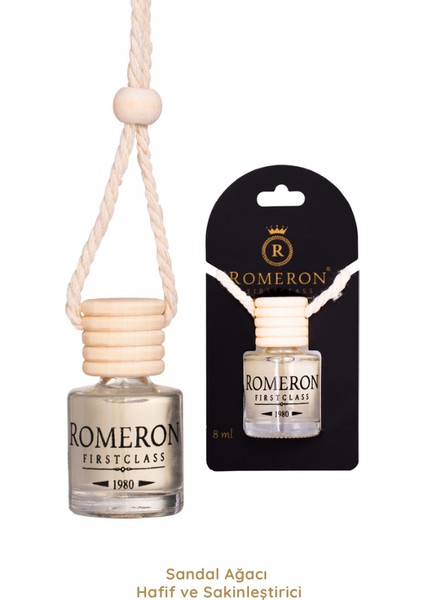 Sandal Ağacı Oto Parfüm | Araba Kokusu | 8ml