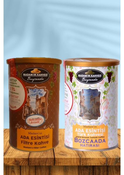 Ada Esintisi Türk Kahvesi ve Ada Esintisi Filtre Kahvesi Set