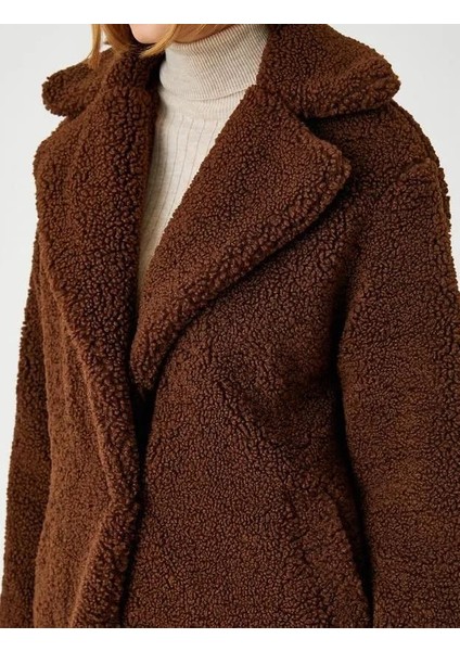 Kadın Uzun Peluş Kaban modelleri