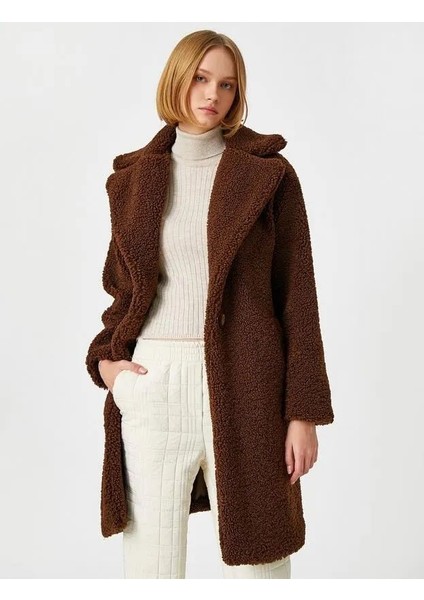 Kadın Uzun Peluş Kaban indirimleri