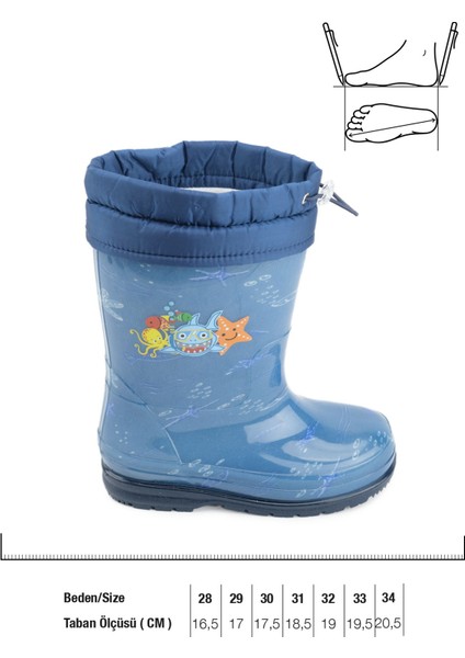 Kışlık Erkek Çocuk Yağmur Çizmesi fiyatları