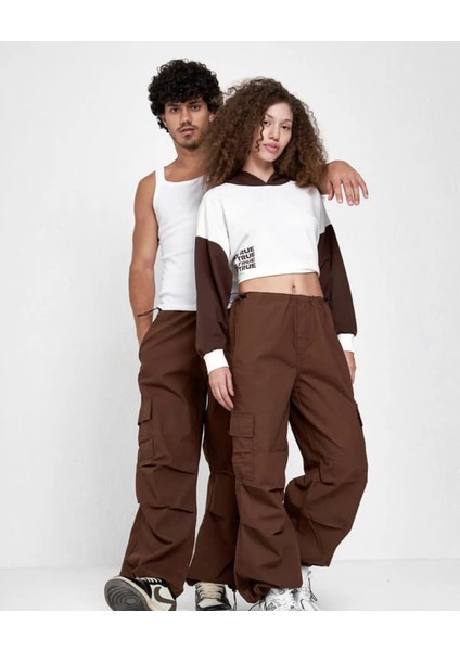 Y2K Harajuku Unisex Baggy Tactical Kargo Paraşüt Pantolon