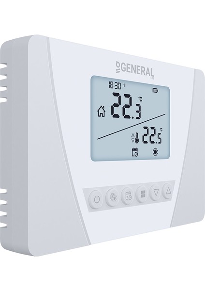 Aruna 300S Rf Haftalık Programlı Kablosuz Oda Termostatı