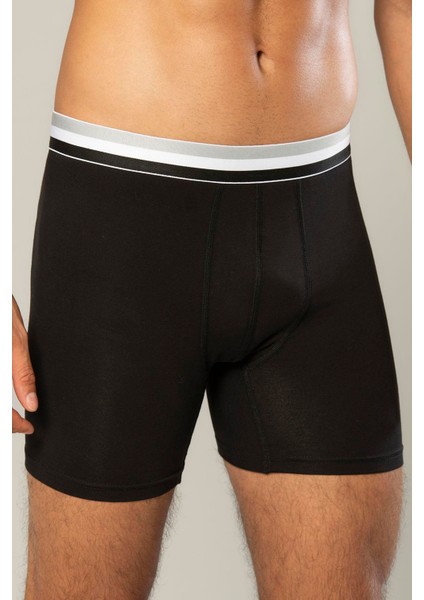 Erdem Siyah Pamuk Elastan Uzun Boxer 1415 fırsatları