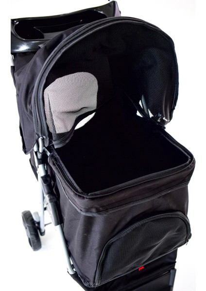 Sidney Kedi & Köpek Arabası SİYAH PT02-B 80X46X99 cm indirimleri