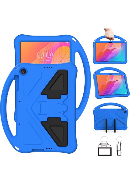 For Huawei Matepad T 10S 10.1 Eva Flat Anti Falling Protective Case Shl With Holder (Yurt Dışından)