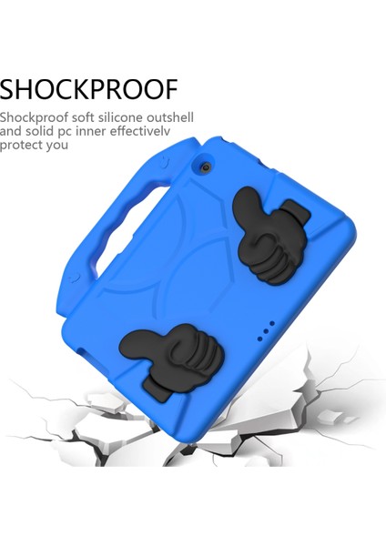 Eva Children Falling Proof Flat Protective Shl With Thumb Bracket For Huawei Mediapad T5 10.1 Inch (Yurt Dışından)