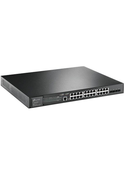 Omada TL-SG3428XMP 24 Port Poe+ Gıgabıt 4X10GE Sfp+ L2+ 384W Yönetilebilir Rackmount Swıtch