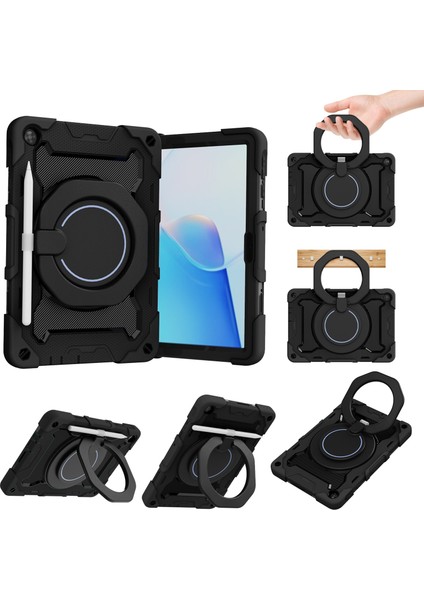 For Huawei Matepad T 10S / T10 Armor Contrast Color Silicone + Pc Tablet Case (Yurt Dışından)