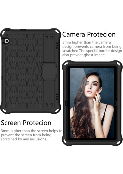 For Huawei Media M5 8.4/m6 8.4 Honeycomb Design Eva + Pc Material Four Corner Anti Falling Flat Protective Shl With Strap (Yurt Dışından)