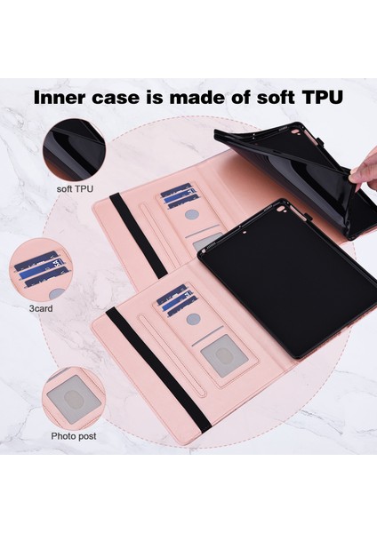 For Huawei Mediapad T3 10 9.6 Inch Embossed Pattern Horizontal Flip Leather Tablet Case (Yurt Dışından)