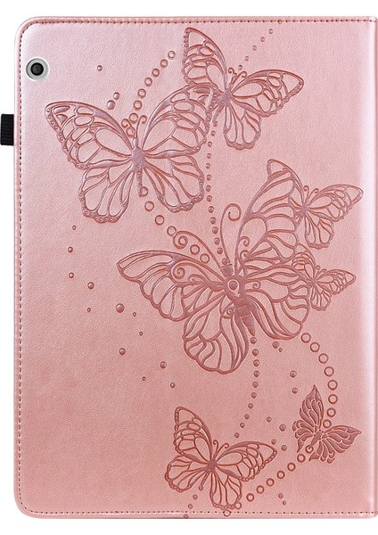 For Huawei Mediapad T3 10 9.6 Inch Embossed Pattern Horizontal Flip Leather Tablet Case (Yurt Dışından)