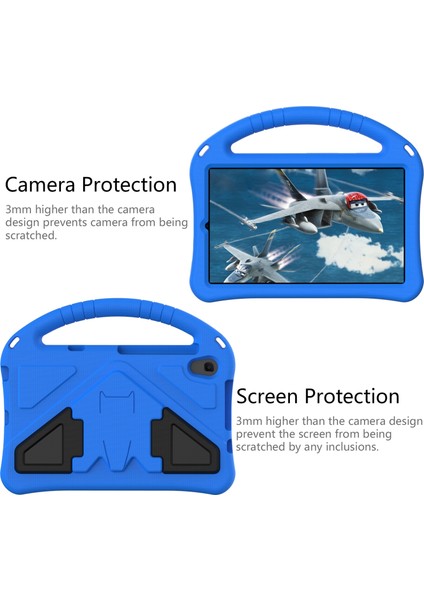 For Huawei Mediapad M5 8 Eva Flat Anti Falling Protective Case Shl With Holder For Huawei Mediapad M5 Lite 8 (Yurt Dışından)