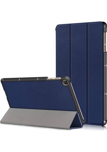 Custer Painted 3-Folding Holder Tablet Pc Leather Case For Honor Pad 7 10.1inch/x8/x8 (Yurt Dışından)