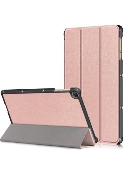 Custer Painted 3-Folding Holder Tablet Pc Leather Case For Honor Pad 7 10.1inch/x8/x8 (Yurt Dışından)