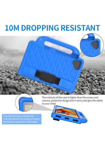 For Huawei Mediapad M3 8.0 Inch/8.4 Inch Diamond S Eva Portable Flat Anti Falling Sleeve Protective Shl With Bracket / Strap For Huawei Mediapad M3 Lite 8.0 Inch/8.4 Inch (Yurt Dışından)