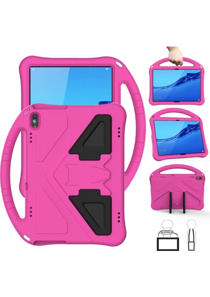 For Huawei Mediapad T5 10.1 Eva Flat Anti Falling Protective Case Shl With Holder (Yurt Dışından)