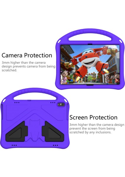 For Huawei Mediapad T5 10.1 Eva Flat Anti Falling Protective Case Shl With Holder (Yurt Dışından)