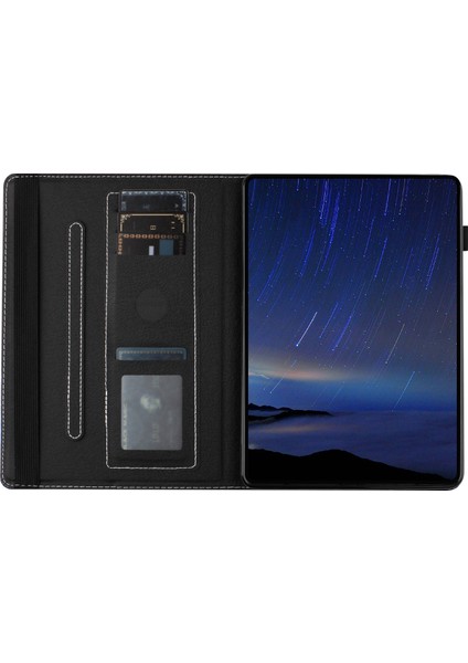 Sewing Litchi Texture Smart Leather Tablet Case For Huawei Mediapad T5 10 (Yurt Dışından)