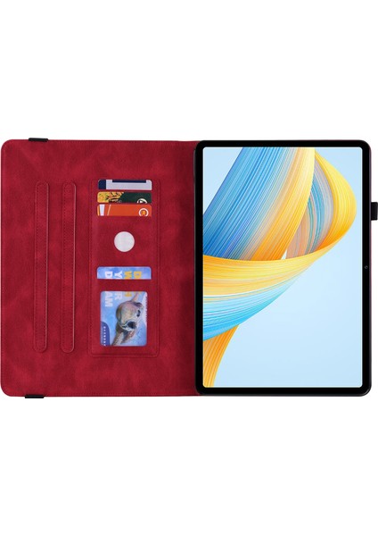 Flower Embossed Leather Tablet Case For Honor Pad V8 Pro (Yurt Dışından)