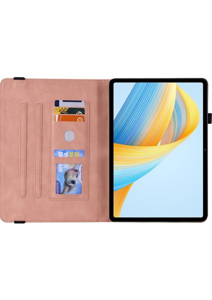 Flower Embossed Leather Tablet Case For Honor Pad V8 Pro (Yurt Dışından)