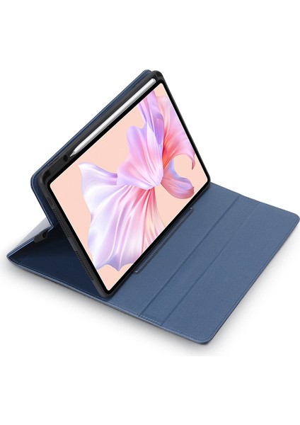 For Huawei Matepad Pro 12.6 Inches Microfiber Lambskin Rotatable Magnetic Tablet Protective Cover (Yurt Dışından)