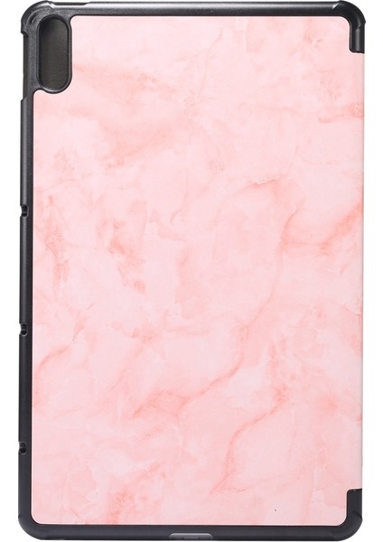 Marble Texture Pattern Horizontal Flip Leather Case, With Three-Folding Holder & Sleep / Wake-Up Function For Huawei Matepad 10.4 Inch (2020) (Yurt Dışından)