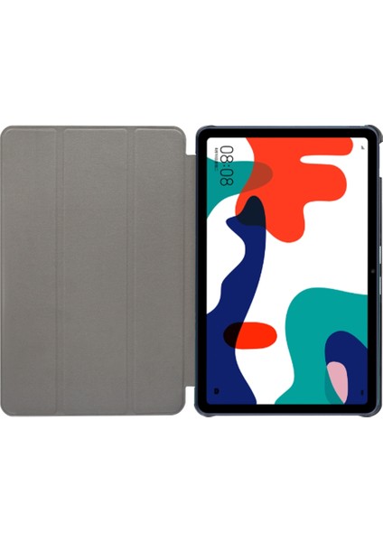 Marble Texture Pattern Horizontal Flip Leather Case, With Three-Folding Holder & Sleep / Wake-Up Function For Huawei Matepad 10.4 Inch (2020) (Yurt Dışından)