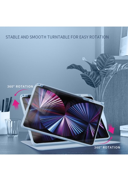 For Honor Pad 8 12 Inch 2022 Acrylic 360 Degree Rotation Holder Tablet Leather Case (Yurt Dışından)