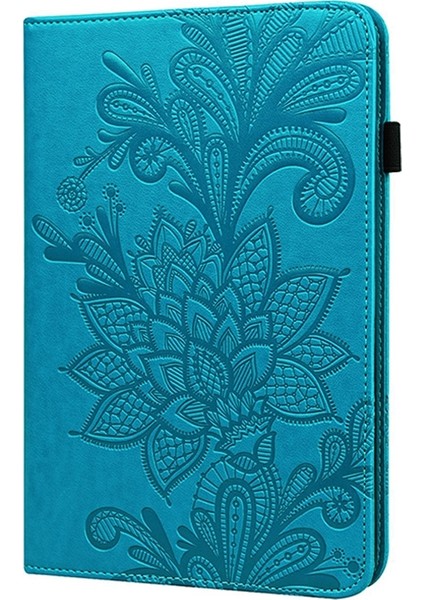 For Huawei Mediapad T3 10 Lace Flower Embossing Pattern Horizontal Flip Leather Case With Holder & Card Slots & Wallet & Photo Frame (Yurt Dışından)