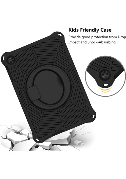 For Huawei Matepad T 10S Spider King Silicone Protective Tablet Case (Yurt Dışından)