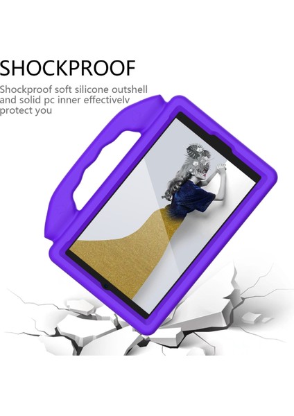 Eva Material Tablet Computer Falling Proof Cover With Thumb Bracket For Huawei Mediapad M3 8.4 (Yurt Dışından)