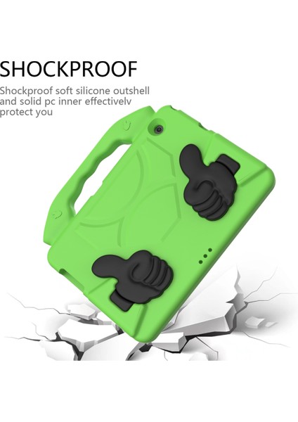 Eva Children Falling Proof Flat Protective Shl With Thumb Bracket For Huawei Mediapad T5 10.1 Inch (Yurt Dışından)