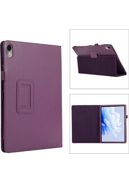 For Huawei Matepad Air 11.5 Inch Litchi Texture Leather Tablet Case With Holder (Yurt Dışından)