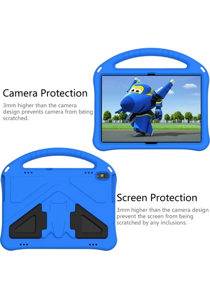 For Huawei Mediapad T5 10.1 Eva Flat Anti Falling Protective Case Shl With Holder (Yurt Dışından)