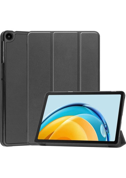 For Huawei Matepad Se 10.4 Custer Pure Color 3-Fold Holder Leather Tablet Case (Yurt Dışından)