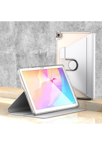 Clear 360 Rotation Stand Smart Leather Tablet Case For Huawei Matepad T10 / T10S (Yurt Dışından)