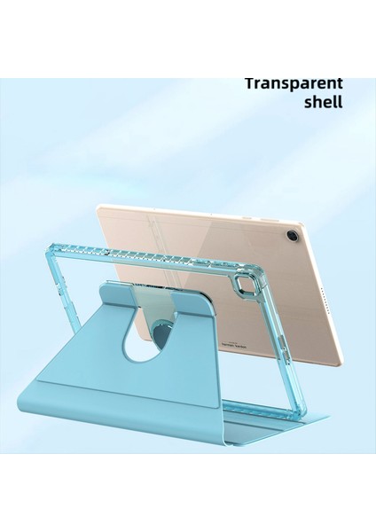 Clear 360 Rotation Stand Smart Leather Tablet Case For Huawei Matepad T10 / T10S (Yurt Dışından)