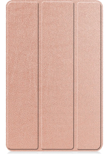 For Huawei Matepad Se 10.4 Custer Pure Color 3-Fold Holder Leather Tablet Case (Yurt Dışından)