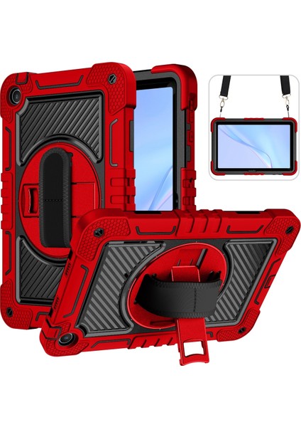 360 Degree Rotation Pc Contrast Silicone Tablet Case For Huawei Matepad Se 10.4 (Yurt Dışından)