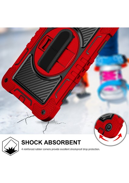 360 Degree Rotation Pc Contrast Silicone Tablet Case For Huawei Matepad Se 10.4 (Yurt Dışından)