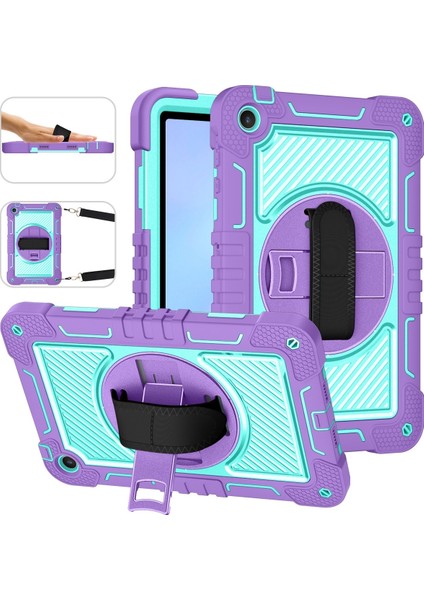 360 Degree Rotation Pc Contrast Silicone Tablet Case For Huawei Matepad Se 10.4 (Yurt Dışından)