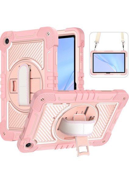 360 Degree Rotation Pc Contrast Silicone Tablet Case For Huawei Matepad Se 10.4 (Yurt Dışından)