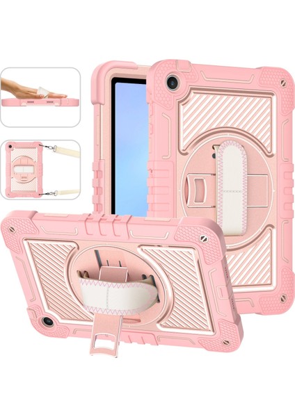 360 Degree Rotation Pc Contrast Silicone Tablet Case For Huawei Matepad Se 10.4 (Yurt Dışından)