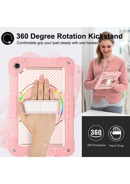 360 Degree Rotation Pc Contrast Silicone Tablet Case For Huawei Matepad Se 10.4 (Yurt Dışından)