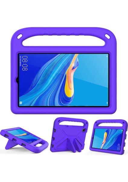 Huawei Matepad T 8 8.0 Inç Kolu Taşınabilir Eva Darbeye Dayanıklı Anti Düşen Koruyucu Kılıf Üçgen Tutucu ile (Yurt Dışından)